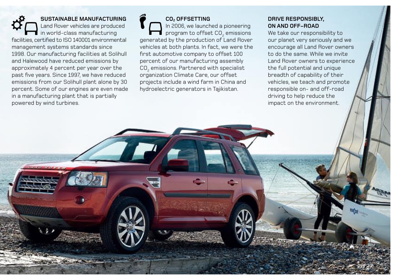 2010 Land Rover Brochure Page 9